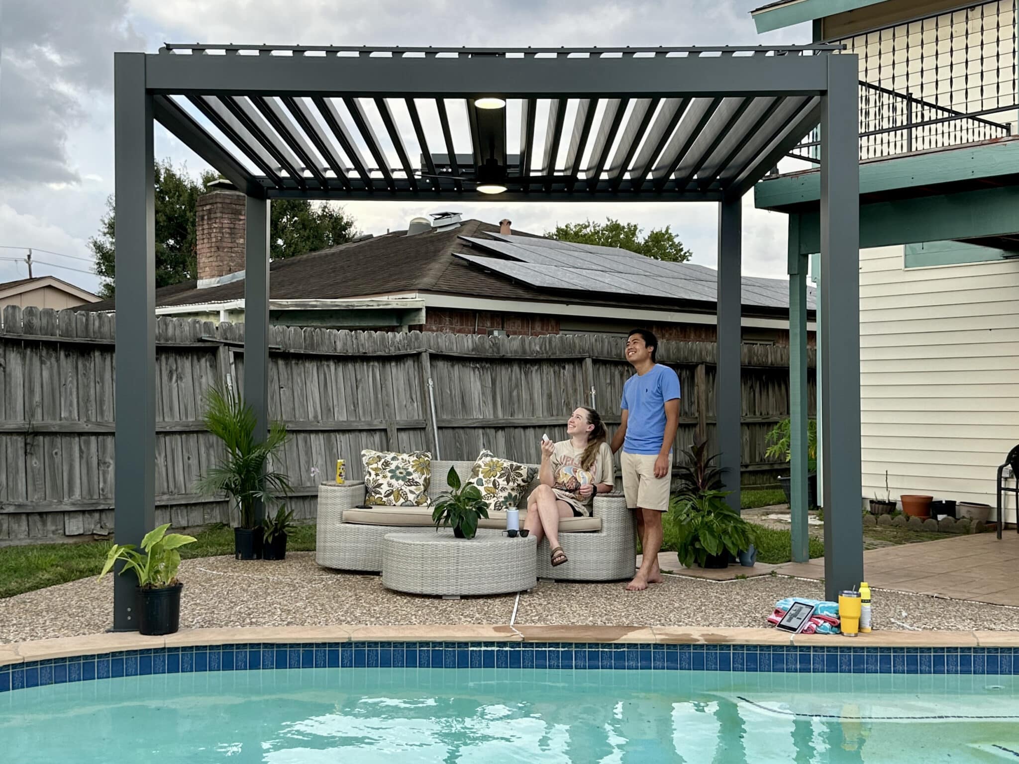 The World's Most Popular Modern Solar Pergola | Sola