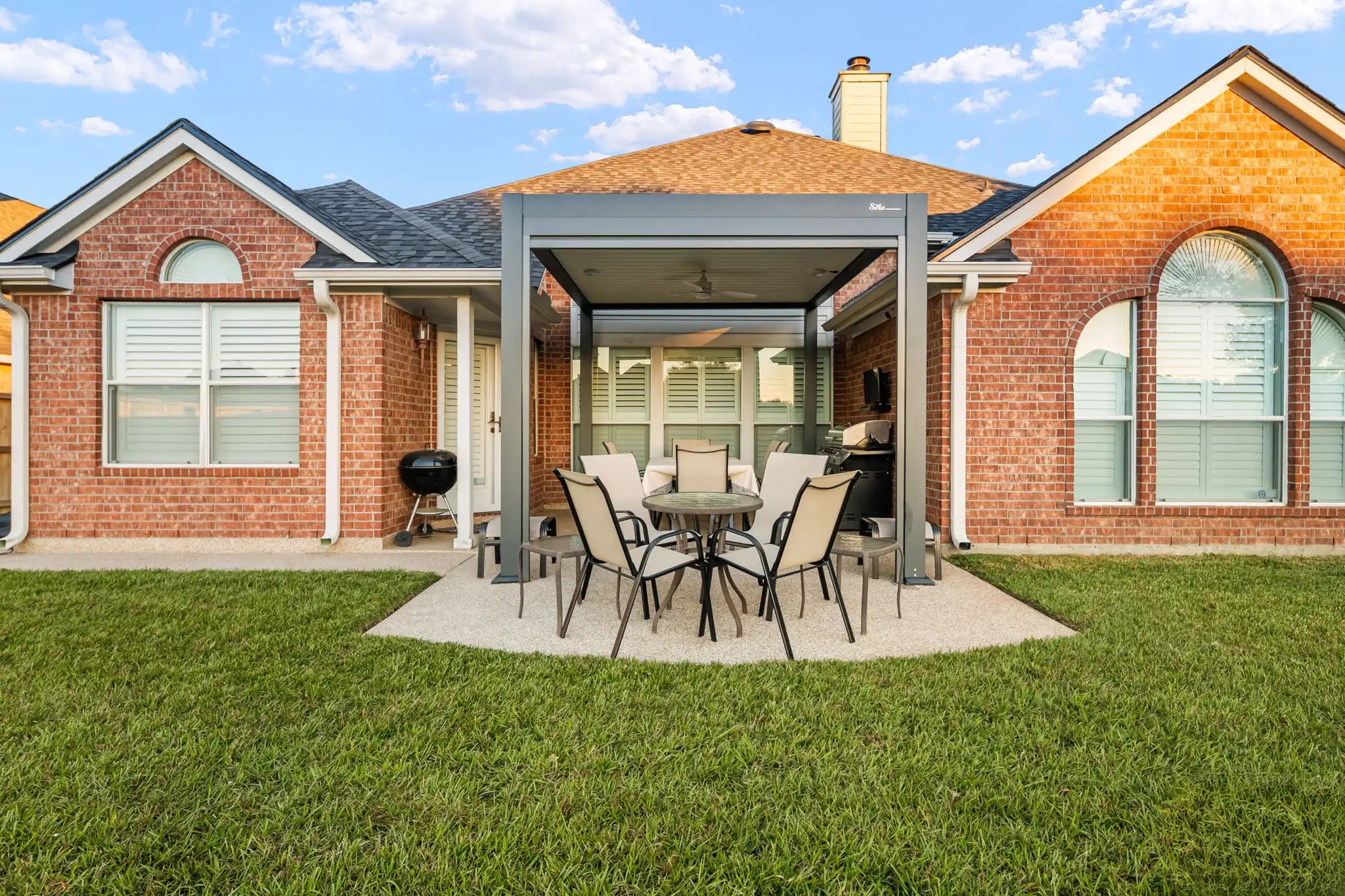 Front view of Bruce and Denise's backyard revival