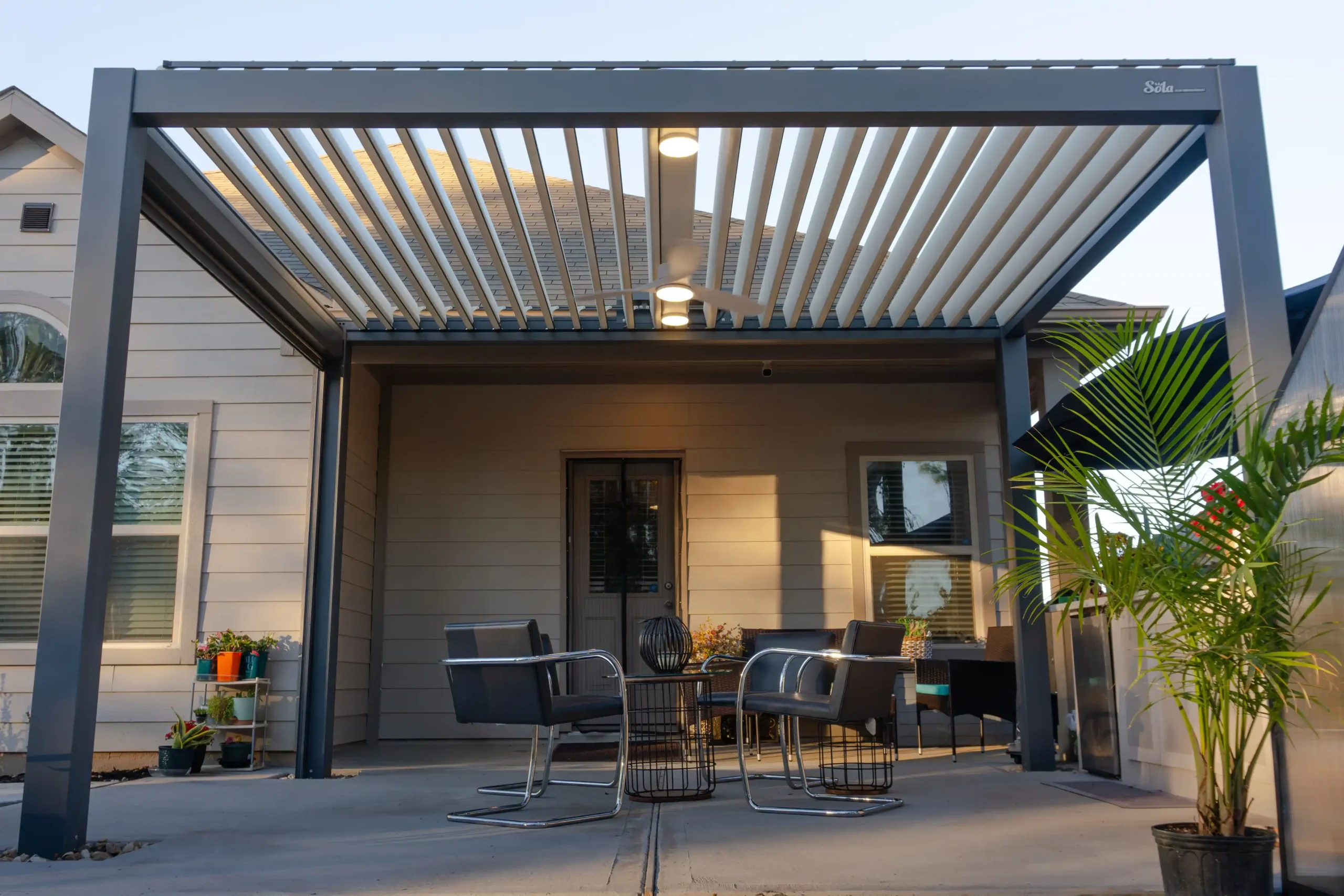 Santos' Backyard Paradise Front View