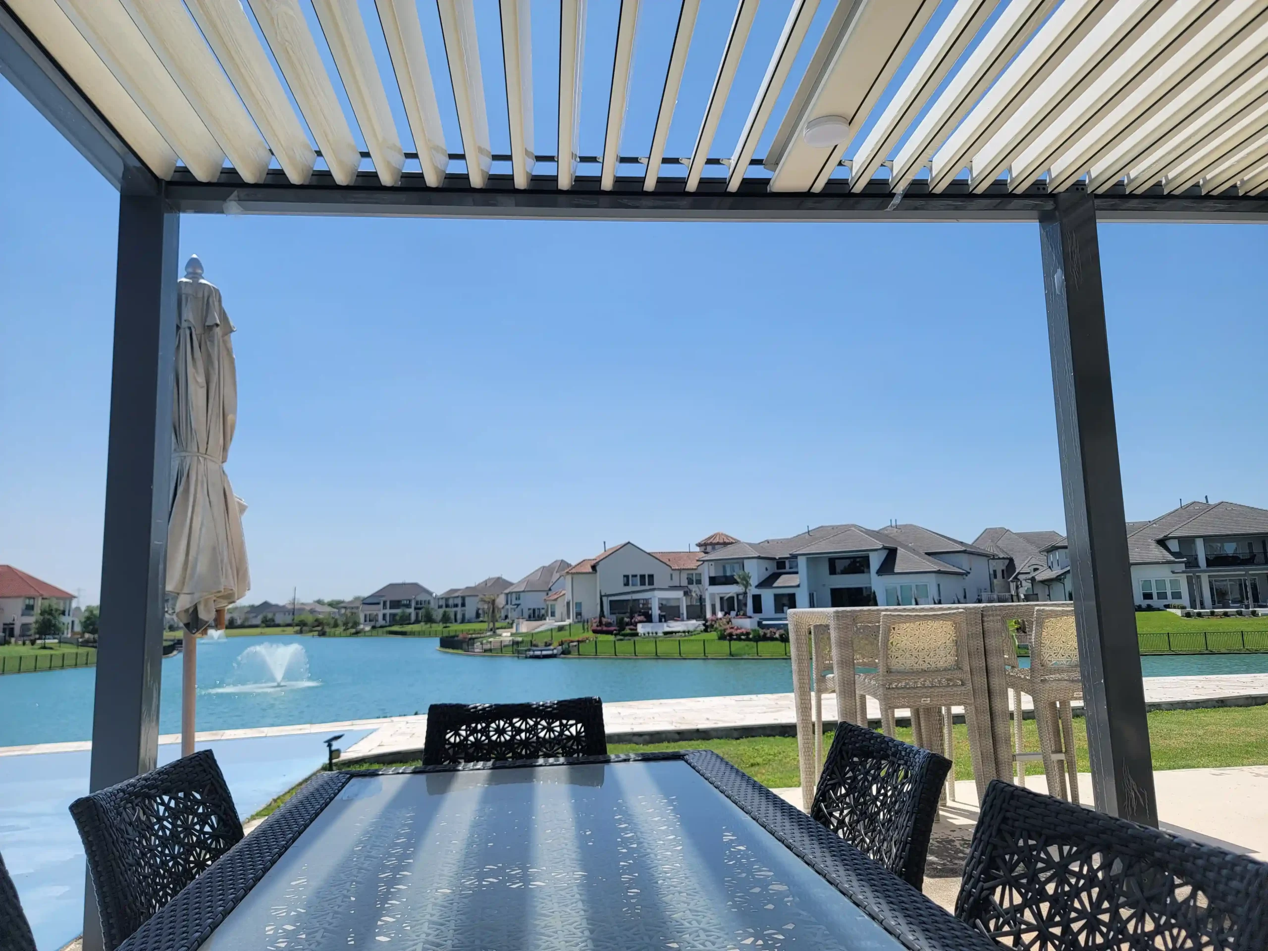 Danny's front patio shade solves pain point 2-Sleek Design Elevates Home’s Curb Appeal