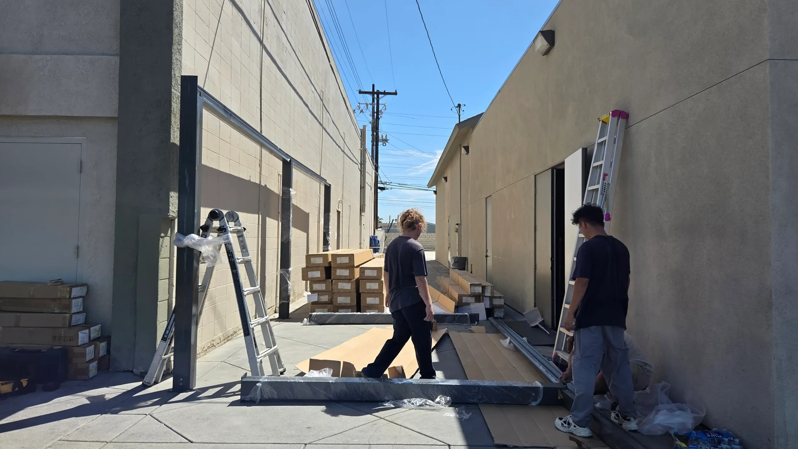 Pros install gazebo structures using specialized tools and techniques.