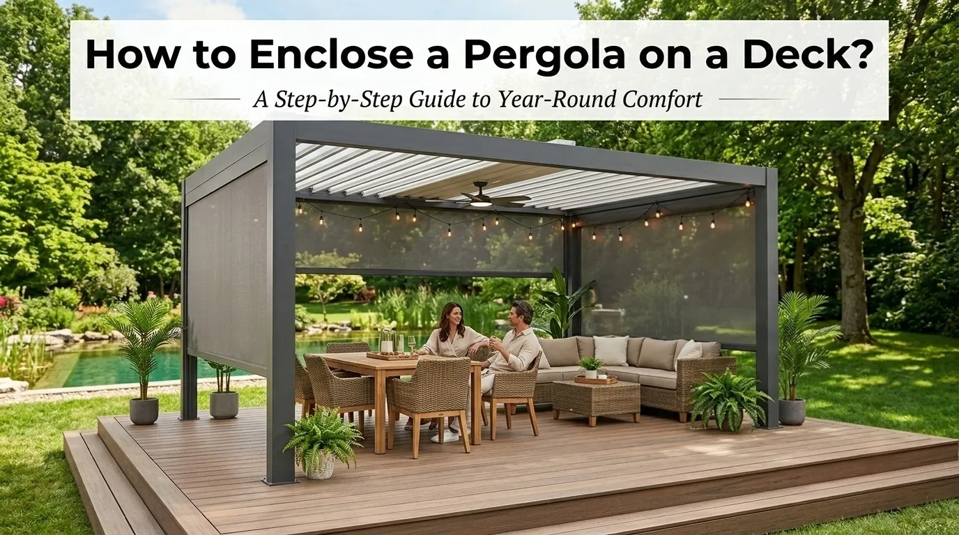 How to enclose a pergola on a deck step‑by‑step guide cover image